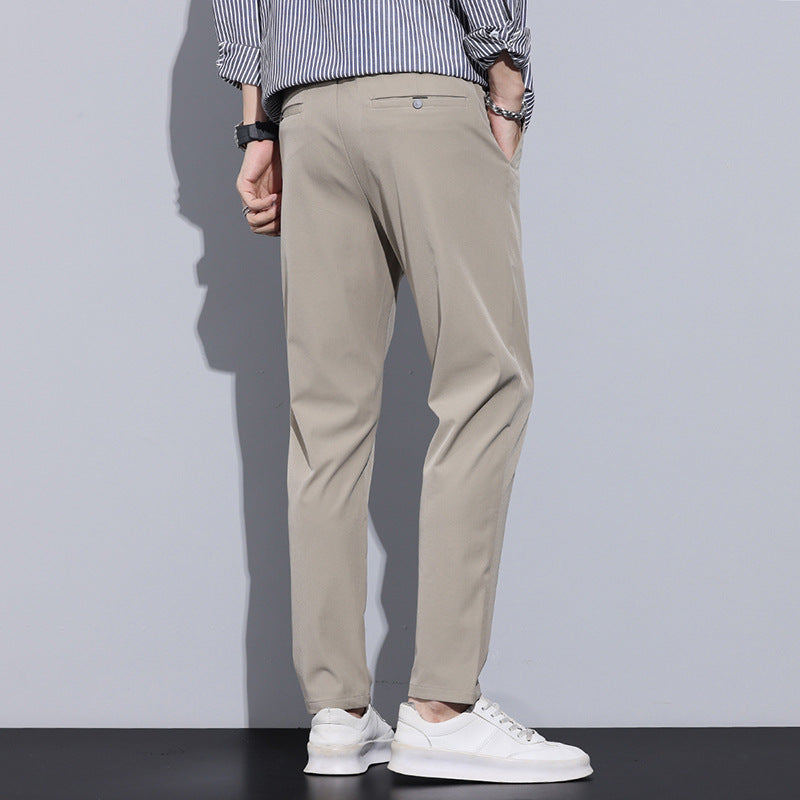 Men's Casual Pants Straight Slim Autumn And Winter Long Pants