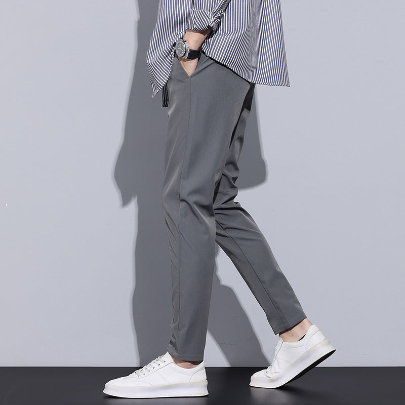 Men's Casual Pants Straight Slim Autumn And Winter Long Pants