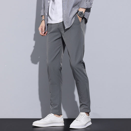 Men's Casual Pants Straight Slim Autumn And Winter Long Pants