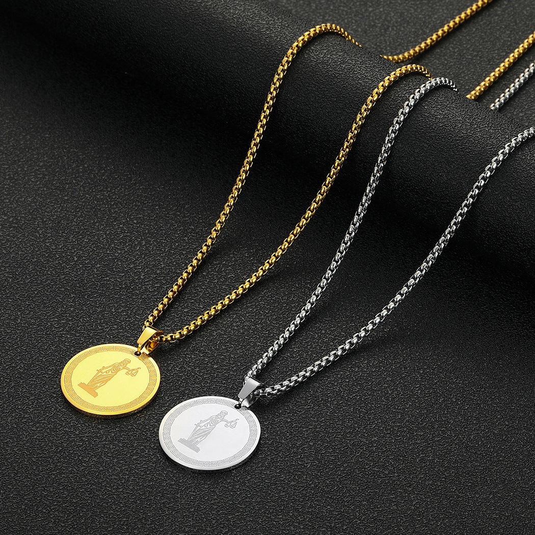 Pendant Personality Simple Stainless Steel Necklace